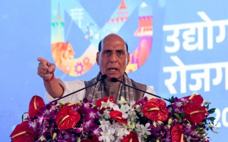 আমেরিকাকে কটাক্ষ রাজনাথের