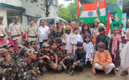 স্বাধীনতার বিজয় যাত্রা মন্দিরবাজারে