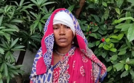 রাতভর তাসখেলা ঘিরে চেচামেচি, গালি, প্রতিবাদ করায় বধূর মাথায় অস্ত্রের কোপ