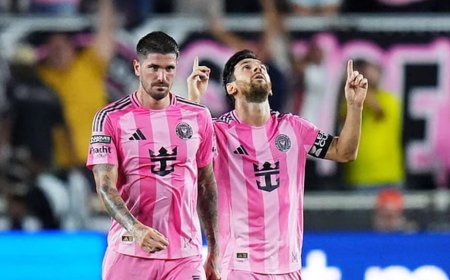 লিগস কাপের ফাইনালে ইন্টার মায়ামি, জোড়া গোল মেসির