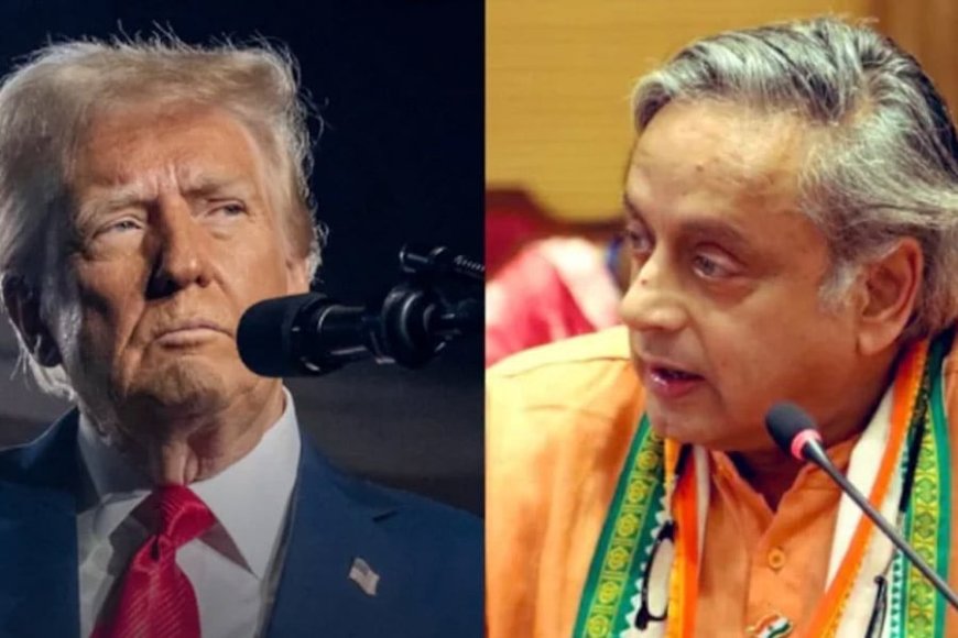 ‘স্কুলের ষণ্ডা মস্তান', ট্রাম্পকে তোপ থারুরের