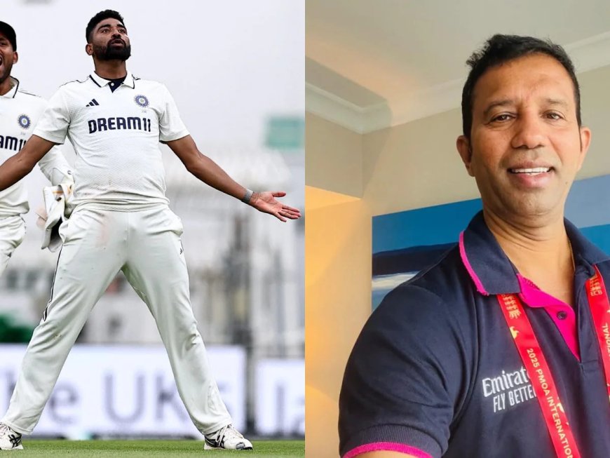 ওভালে সিরাজের শেষ বলে মুগ্ধ আম্পায়ার ধর্মসেনা