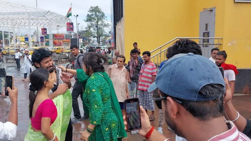 হাত জোড় করে সকলের কাছে ক্ষমা চাইলেন কাঞ্চনা।