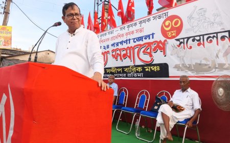 রামগঙ্গায় সিপিএমের প্রকাশ্য সমাবেশে ভিড়