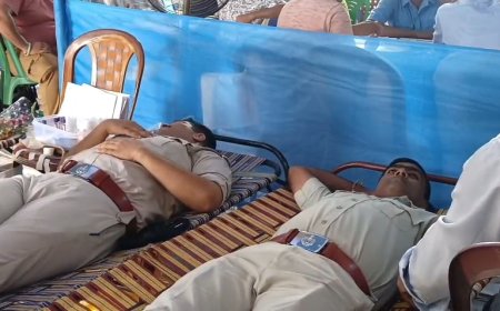 নামখানা থানার উদ্যোগে রক্তদান শিবির