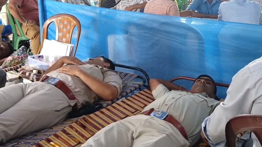 নামখানা থানার উদ্যোগে রক্তদান শিবির