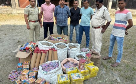 নিষিদ্ধ বাজি উদ্ধার করলে বারুইপুর থানা পুলিশ