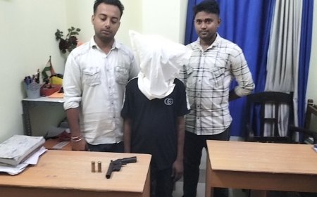 অস্ত্র সহ এক বিক্রেতা গ্রেফতার