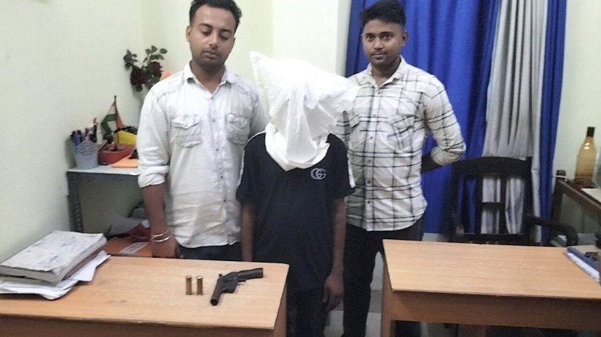 অস্ত্র সহ এক বিক্রেতা গ্রেফতার