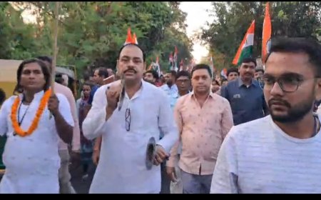 বারুইপুর বেগমপুরে প্রতিবাদ মিছিল ডঙ্কা হাতে বিধায়ক বিভাস সরদার