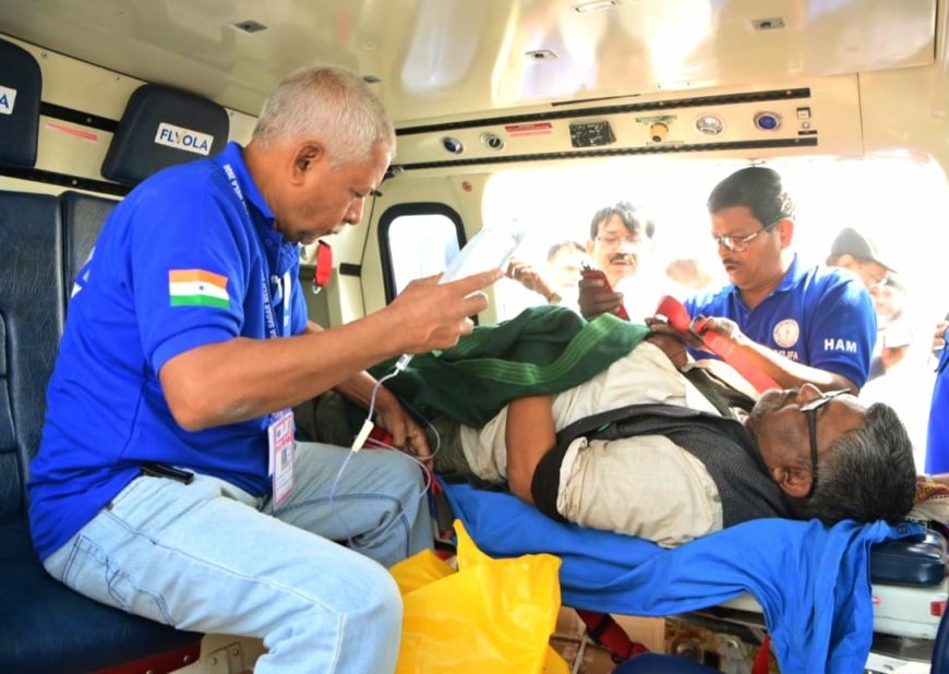 গঙ্গাসাগরে ফের ‘দেবদূত’ এয়ার অ্যাম্বুলেন্স, উত্তরপ্রদেশের মুমূর্ষু পুণ্যার্থীকে নিয়ে যাওয়া হল কলকাতায়