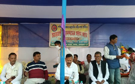 *অমরাবতী সদানন্দ দেব সাধন সঙ্ঘের ভিত্তি স্থাপন করলেন মন্ত্রী বঙ্কিমচন্দ্র হাজরা*