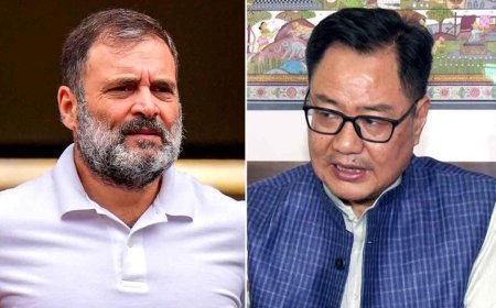 'দেশের নিরাপত্তার জন্য বিপজ্জনক’, রাহুলকে বেনজির আক্রমণ রিজিজুর