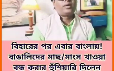 বিজেপি ক্ষমতায় এলে বাংলায় বন্ধ হবে মাছ-মাংস? ভাইরাল ভিডিও ঘিরে চুঁচুড়ায় তুমুল বিতর্ক