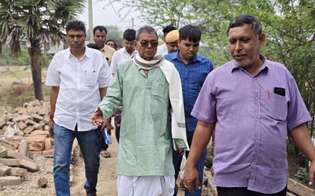 মৌসুনিবাসীর দীর্ঘদিনের দাবি পূরণ; চিনাই নদী পর্যন্ত নতুন রাস্তার কাজের উদ্বোধন করলেন মন্ত্রী বঙ্কিমচন্দ্র হাজরা*