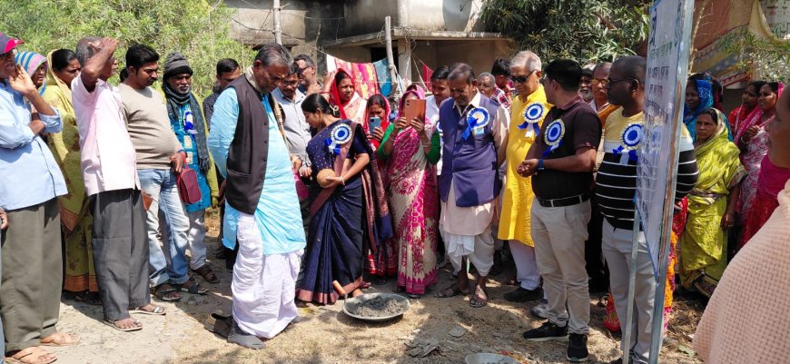 পাথরপ্রতিমায় প্রায় এক কোটি টাকা ব্যয়ে তৈরি করা হবে কংক্রিটের রাস্তা