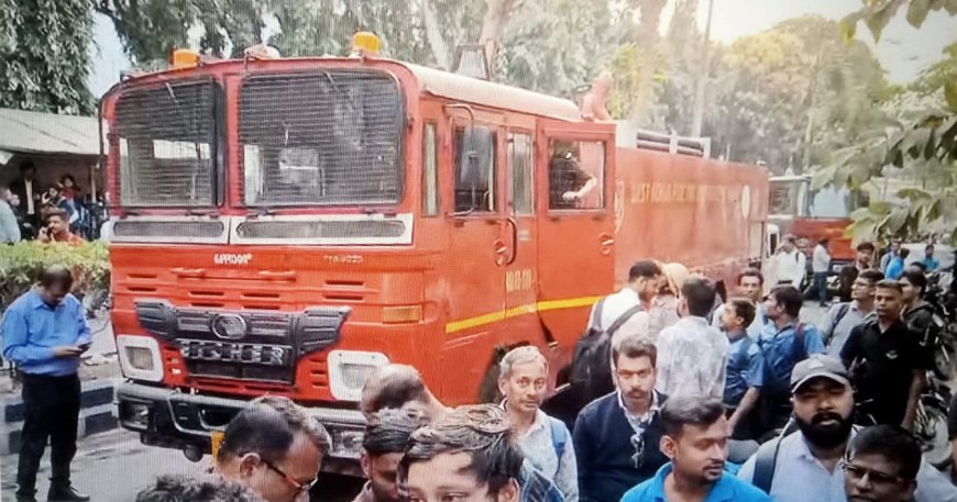 সেক্টর ফাইভে আগুন, অসুস্থ এক মহিলা কর্মী