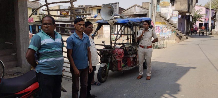 সুন্দরবন এলাকায় বারবার অগ্নিকাণ্ড; সাধারণ মানুষকে সতর্ক করতে পথে নামলেন গোবর্ধনপুর কোস্টাল থানার ওসি*