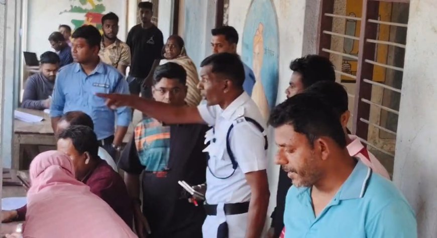 ক্যাম্পে দেরি, ঘিরে বিক্ষোভ! ভাঙড়ে যুব সাথী শিবিরে উত্তেজনা, ঘটনাস্থলে পুলিশ