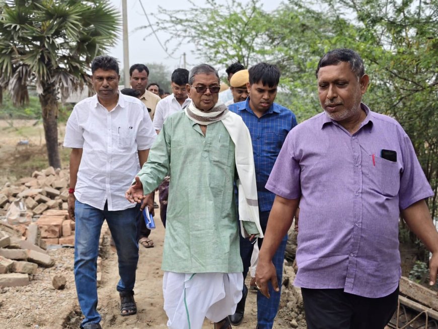 মৌসুনিবাসীর দীর্ঘদিনের দাবি পূরণ; চিনাই নদী পর্যন্ত নতুন রাস্তার কাজের উদ্বোধন করলেন মন্ত্রী বঙ্কিমচন্দ্র হাজরা*