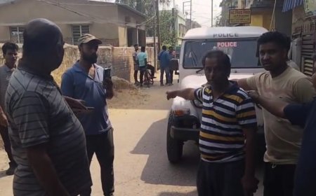 উত্তর ২৪ পরগনার বারাসাতে মহিলাকে বাঁশ দিয়ে মারধরের অভিযোগে আটক বিজেপি নেতা, চাঞ্চল্য এলাকায়