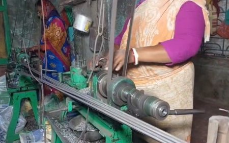 মেশিনের পাশে জন্ত্রী নারী, নারী দিবসে মানসিংপুরে বদলাচ্ছে গ্রামবাংলার ছবি