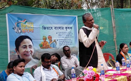 পাথরপ্রতিমায় তৃণমূলের কৃষক কর্মীসভা, পাশে থাকার অঙ্গীকার