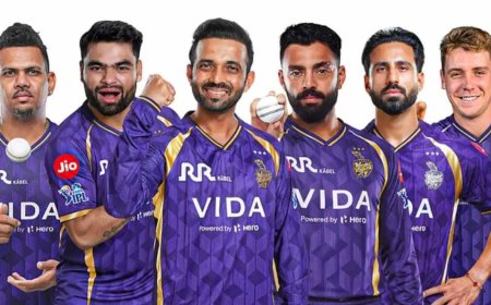 প্রকাশ্যে কেকেআরের নতুন জার্সি