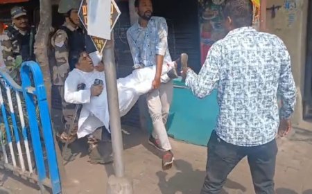 কলকাতার গিরিশ পার্কে বিজেপি কর্মীদের উপর হামলার অভিযোগ, আহত তমোঘ্ন ঘোষ