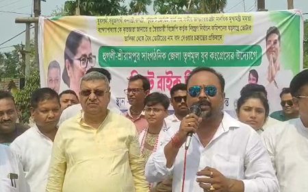 হুগলির শ্রীরামপুরে বাইক মিছিল থেকে বিজেপি ও কেন্দ্রকে তীব্র আক্রমণ কল্যাণ বন্দ্যোপাধ্যায়ের