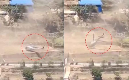 নেপালে অবতরণের সময় যাত্রীসমেত পালটি খেল কপ্টার