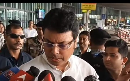 কলকাতা বিমানবন্দরে বিপ্লব দেব, আই-প্যাক মামলা ও প্রার্থী তালিকা নিয়ে গুরুত্বপূর্ণ মন্তব্য