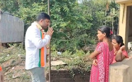 দুর্গাপুর পূর্বে জনসংযোগে জোর বিজেপি প্রার্থী চন্দ্রশেখর বন্দ্যোপাধ্যায়, উন্নয়ন ইস্যুতে তোপ