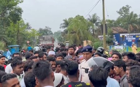 ফেরিওয়ালা সেজে শিশু চুরির চেষ্টা অভিযোগে যুবক আটক, পুলিশের হাতে তুলে দিলেন স্থানীয়রা