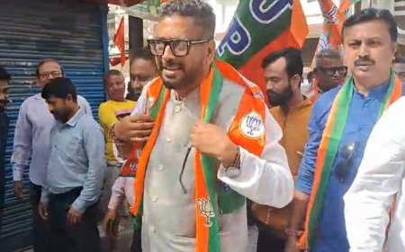 রবিবারে জনসংযোগে ঝড় তুললেন শঙ্কর ঘোষ, শিলিগুড়িতে চাঙা বিজেপির প্রচার