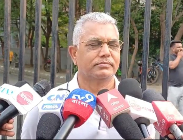 কলকাতার গিরিশ পার্কে অশান্তি, গ্রেফতার নিয়ে পুলিশের ভূমিকা প্রশ্নে দিলীপ ঘোষ