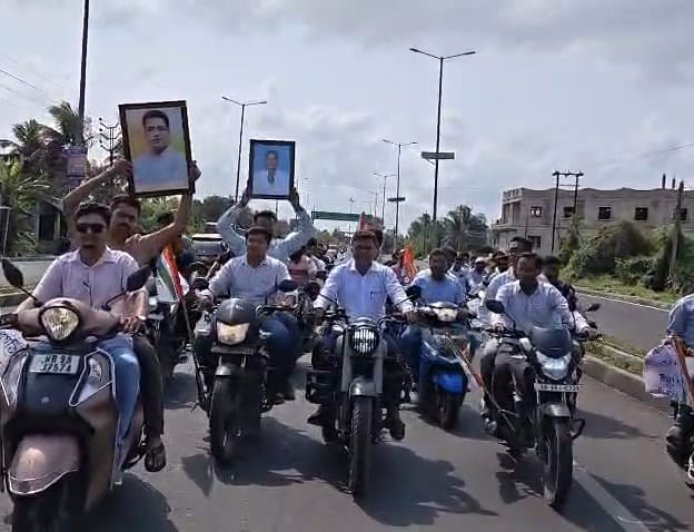 সাগরে ফের ভরসা বঙ্কিম হাজরাতেই; খুশিতে বাইক র‍্যালি করে চলল পুজো দেওয়া*