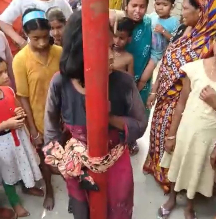 মালদহে ছেলে ধরা সন্দেহে মহিলাকে আটক, পুলিশের হাতে তুলে দিল এলাকাবাসী