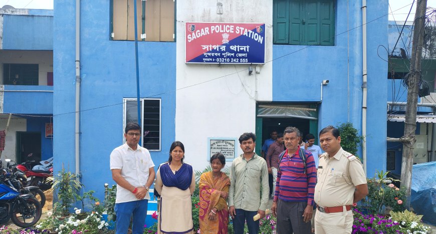 *গুজব রুখে অনন্য নজির সাগরের পুলিশের; হ্যাম রেডিওর সৌজন্যে ১৫ বছর পর ঘর ফিরলেন সিঙ্গুরের ‘মা’*