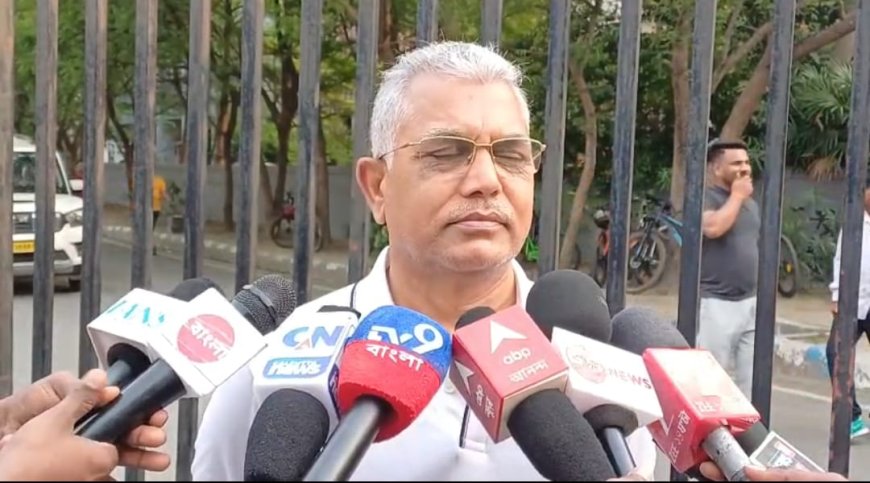 কলকাতার গিরিশ পার্কে অশান্তি, গ্রেফতার নিয়ে পুলিশের ভূমিকা প্রশ্নে দিলীপ ঘোষ