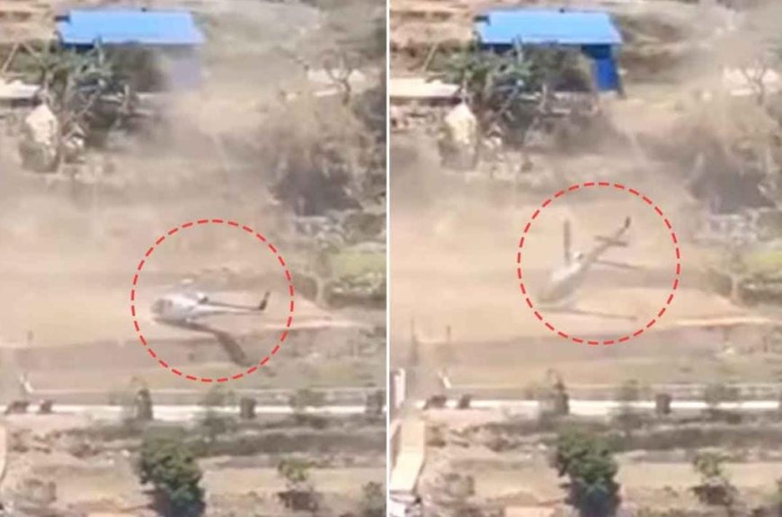 নেপালে অবতরণের সময় যাত্রীসমেত পালটি খেল কপ্টার