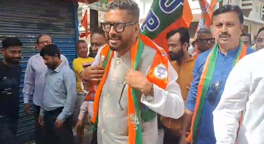 রবিবারে জনসংযোগে ঝড় তুললেন শঙ্কর ঘোষ, শিলিগুড়িতে চাঙা বিজেপির প্রচার