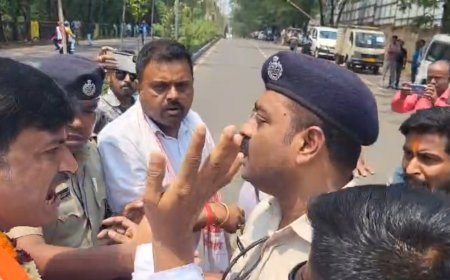 দুর্গাপুরে মনোনয়ন ঘিরে উত্তেজনা, স্লোগান যুদ্ধে মুখোমুখি বিজেপি-তৃণমূল