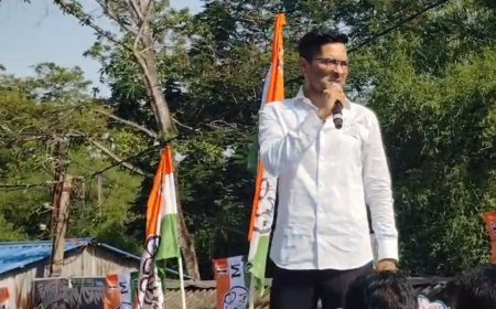 ময়নার বলাইপান্ডায় অভিষেক বন্দ্যোপাধ্যায়ের রোড শো, জনজোয়ারে ভাসল এলাকা