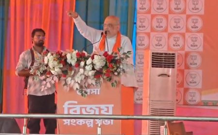 বরাকরে সভা থেকে মমতা  বন্দ্যোপাধ্যায়কে তীব্র আক্রমণ অমিত শাহের