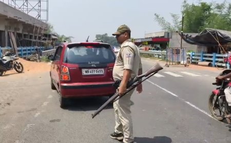 দ্বিতীয় দফার আগে কাঁকসায় কড়া নাকা চেকিং, অজয় সেতুতে ২৪ ঘণ্টা নজরদারি