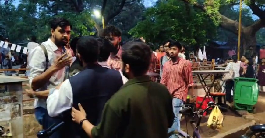 বোলপুরে বিশ্বভারতী বিশ্ববিদ্যালয়ে সংঘর্ষ, ABVP-SFI মুখোমুখি 'ভারত মাতার জয়' স্লোগান ঘিরে উত্তেজনা