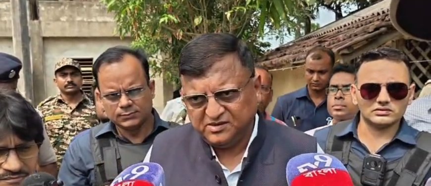 নন্দীগ্রামে পরিদর্শনে রাজ্যের মুখ্য নির্বাচন আধিকারিক মনোজকুমার আগরওয়াল, অবাধ ভোটে জোর আশ্বাস