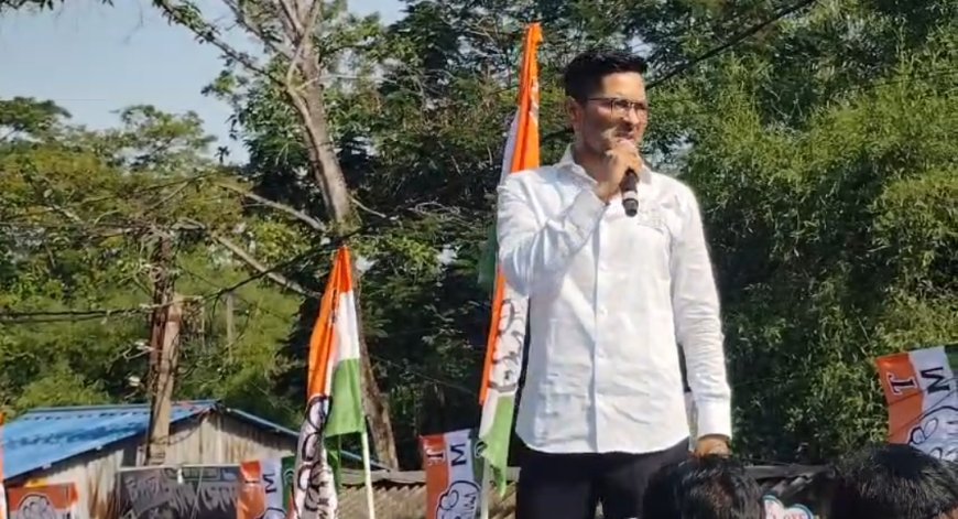 ময়নার বলাইপান্ডায় অভিষেক বন্দ্যোপাধ্যায়ের রোড শো, জনজোয়ারে ভাসল এলাকা