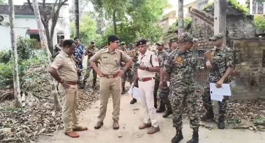 রিগিং রুখতে' কড়া কমিশন, রানাঘাটে ঘরে ঘরে পুলিশ-সিআরপিএফের সতর্কবার্তা